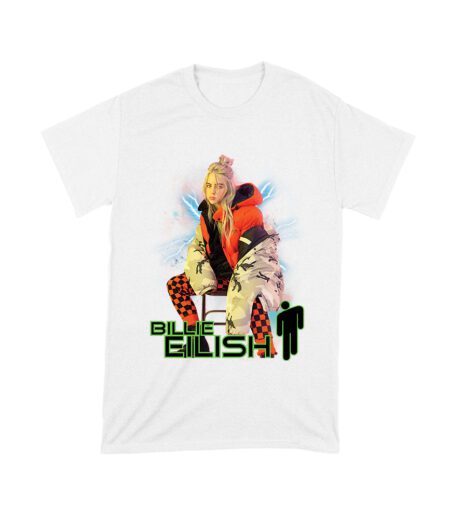 Billie Eilish Electric Vibe Oversized Hoodie Graphic T-Shirt Unisex Toddler