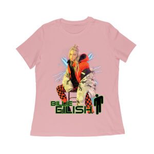 Billie Eilish Electric Vibe Oversized Hoodie Graphic T-Shirt Women Relaxed