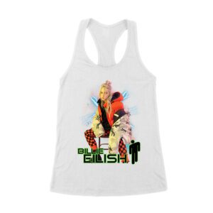Billie Eilish Electric Vibe Oversized Hoodie Graphic T-Shirt Women's Racerback Tank Top