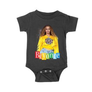 Yellow Sweatshirt Style Beyonce T-Shirt with Confident Stage Look Unisex Baby Jersey – Viva Party