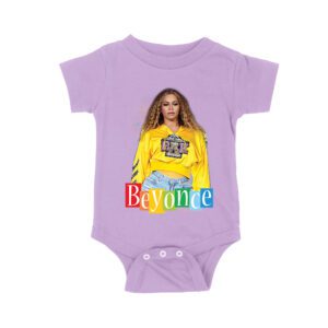 Yellow Sweatshirt Style Beyonce T-Shirt with Confident Stage Look Unisex Baby Jersey