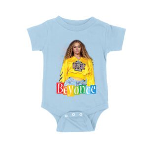 Yellow Sweatshirt Style Beyonce T-Shirt with Confident Stage Look Unisex Baby Jersey