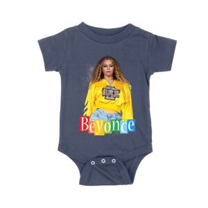 Yellow Sweatshirt Style Beyonce T-Shirt with Confident Stage Look Unisex Baby Jersey