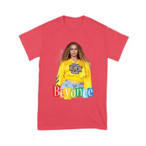 Yellow Sweatshirt Style Beyonce T-Shirt with Confident Stage Look Unisex Youth