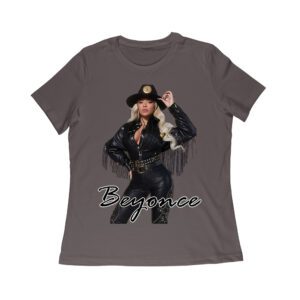 Cowgirl Hat and Fringe Jacket Beyonce Graphic Tee with Signature Style Women Relaxed