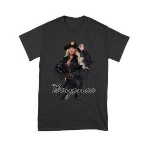 Cowgirl Hat and Fringe Jacket Beyonce Graphic Tee with Signature Style Unisex Youth – Viva Party
