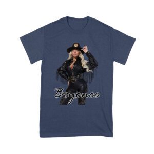 Cowgirl Hat and Fringe Jacket Beyonce Graphic Tee with Signature Style Unisex Youth
