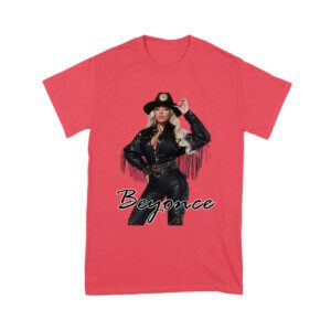 Cowgirl Hat and Fringe Jacket Beyonce Graphic Tee with Signature Style Unisex Youth
