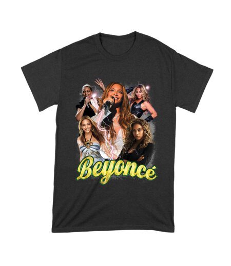 Multi-Image Singing Beyonce Graphic T-Shirt with Spark Effects Unisex Toddler – Viva Party