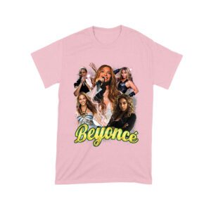 Multi-Image Singing Beyonce Graphic T-Shirt with Spark Effects Unisex Toddler