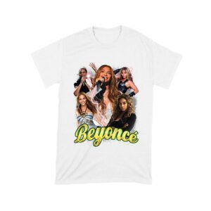 Multi-Image Singing Beyonce Graphic T-Shirt with Spark Effects Unisex Toddler