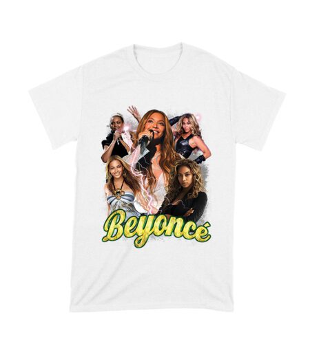 Multi-Image Singing Beyonce Graphic T-Shirt with Spark Effects Unisex Toddler