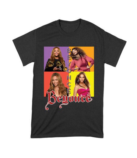 Color Block Beyonce Portrait T-Shirt with Artistic Text Design Unisex Toddler – Viva Party