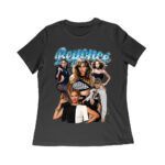 Blue Text Beyonce Graphic Tee with Elegant Fashion and Confidence Women Relaxed – Viva Party