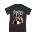 Blue Text Beyonce Graphic Tee with Elegant Fashion and Confidence Unisex Youth – Viva Party