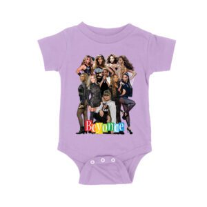 Powerful Group Pose Beyonce T-Shirt Featuring Fashion Looks and Attitude Unisex Baby Jersey