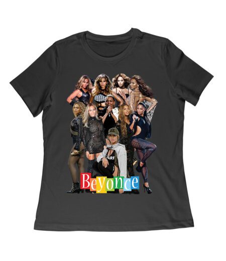 Powerful Group Pose Beyonce T-Shirt Featuring Fashion Looks and Attitude Women Relaxed – Viva Party