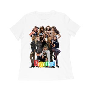Powerful Group Pose Beyonce T-Shirt Featuring Fashion Looks and Attitude Women Relaxed