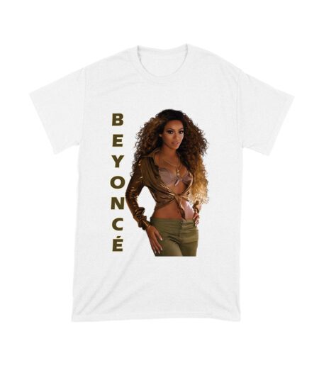 Golden Glam Beyonce Graphic T-Shirt with Vertical Bold Lettering Unisex Toddler