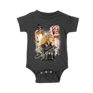 Beyonce Candid Moments Graphic Tee with Happy Expressions and Singing Style Unisex Baby Jersey – Viva Party