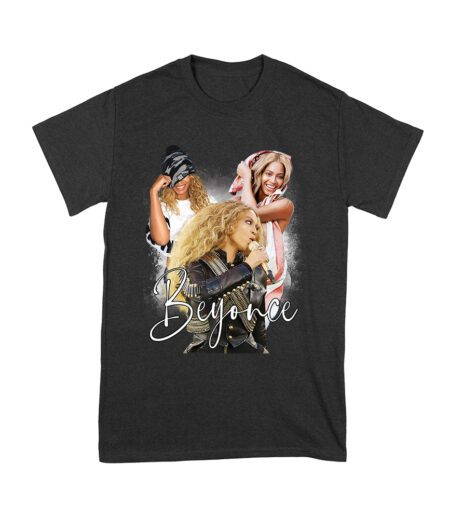 Beyonce Candid Moments Graphic Tee with Happy Expressions and Singing Style Unisex Youth – Viva Party