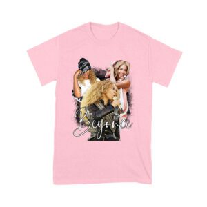 Beyonce Candid Moments Graphic Tee with Happy Expressions and Singing Style Unisex Youth