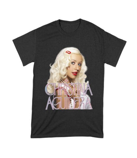 Classic Christina Aguilera Blonde Look T-Shirt with Soft Pink Logo Unisex Toddler – Viva Party