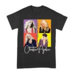 Pop Art Style Christina Aguilera T-Shirt with Four Retro Portrait Blocks Unisex Adult – Viva Party