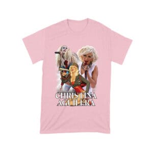 Stage Performance Christina Aguilera T-Shirt with Bold Singing Moments Unisex Toddler