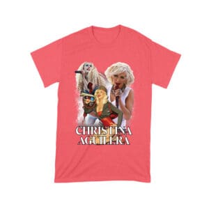 Stage Performance Christina Aguilera T-Shirt with Bold Singing Moments Unisex Toddler