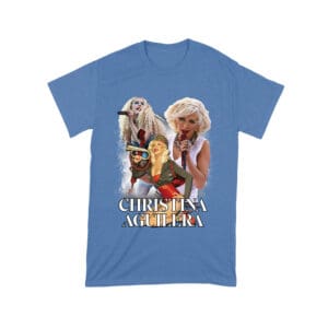 Stage Performance Christina Aguilera T-Shirt with Bold Singing Moments Unisex Toddler
