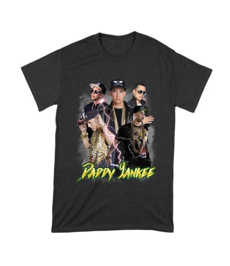 Daddy Yankee Bold Stage Performance Portrait T-Shirt with Lightning Effects Unisex Toddler – Viva Party