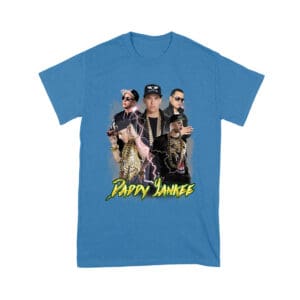Daddy Yankee Bold Stage Performance Portrait T-Shirt with Lightning Effects Unisex Youth