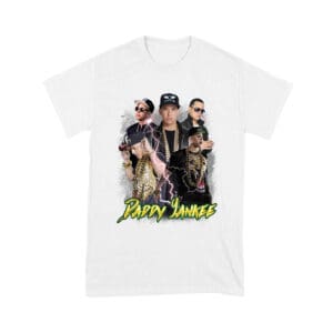 Daddy Yankee Bold Stage Performance Portrait T-Shirt with Lightning Effects Unisex Youth