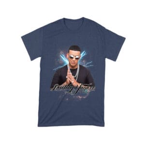Daddy Yankee Retro Laser Energy Design T-Shirt with Neon Highlights Unisex Toddler