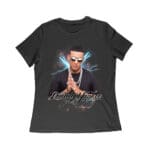 Daddy Yankee Retro Laser Energy Design T-Shirt with Neon Highlights Women Relaxed – Viva Party