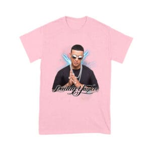 Daddy Yankee Retro Laser Energy Design T-Shirt with Neon Highlights Unisex Youth
