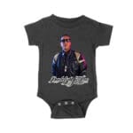 Daddy Yankee Collage T-Shirt with Multiple Action Poses and Signature Unisex Baby Jersey – Viva Party