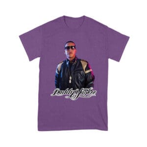 Daddy Yankee Collage T-Shirt with Multiple Action Poses and Signature Unisex Youth