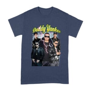 Daddy Yankee Classic Portrait T-Shirt with Hat and Reflective Glow Unisex Adult