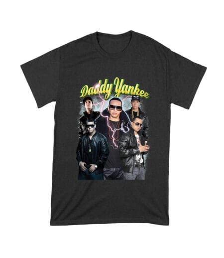 Daddy Yankee Classic Portrait T-Shirt with Hat and Reflective Glow Unisex Toddler – Viva Party