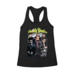 Daddy Yankee Classic Portrait T-Shirt with Hat and Reflective Glow Women's Racerback Tank Top – Viva Party