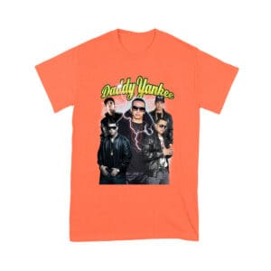Daddy Yankee Classic Portrait T-Shirt with Hat and Reflective Glow Unisex Youth