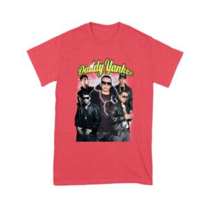 Daddy Yankee Classic Portrait T-Shirt with Hat and Reflective Glow Unisex Youth