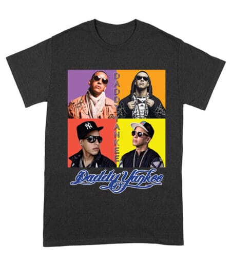 Daddy Yankee Live Concert Crowd Montage T-Shirt with Bold Logo Unisex Adult – Viva Party