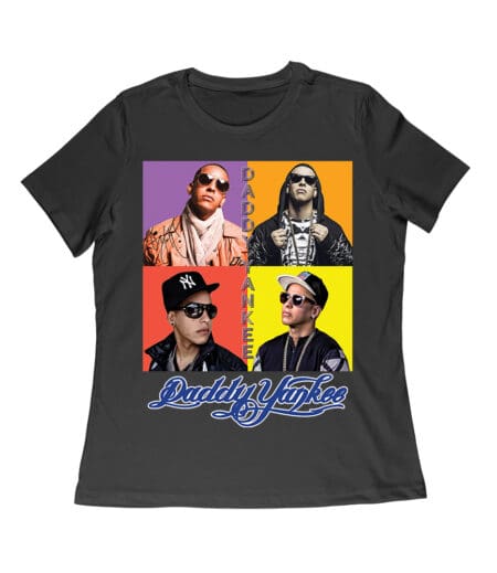 Daddy Yankee Live Concert Crowd Montage T-Shirt with Bold Logo Women Relaxed – Viva Party