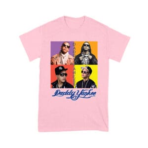 Daddy Yankee Live Concert Crowd Montage T-Shirt with Bold Logo Unisex Youth