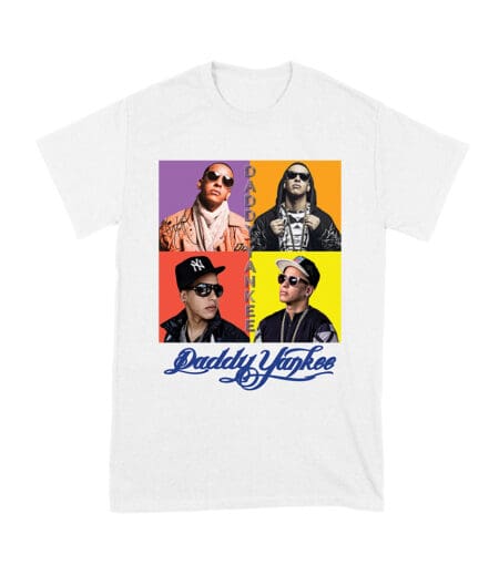 Daddy Yankee Live Concert Crowd Montage T-Shirt with Bold Logo Unisex Youth