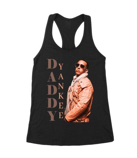 Daddy Yankee Vintage Yellow Block Signature T-Shirt with Color Grid Women's Racerback Tank Top – Viva Party