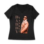 Daddy Yankee Vintage Yellow Block Signature T-Shirt with Color Grid Women Jersey V-Neck – Viva Party